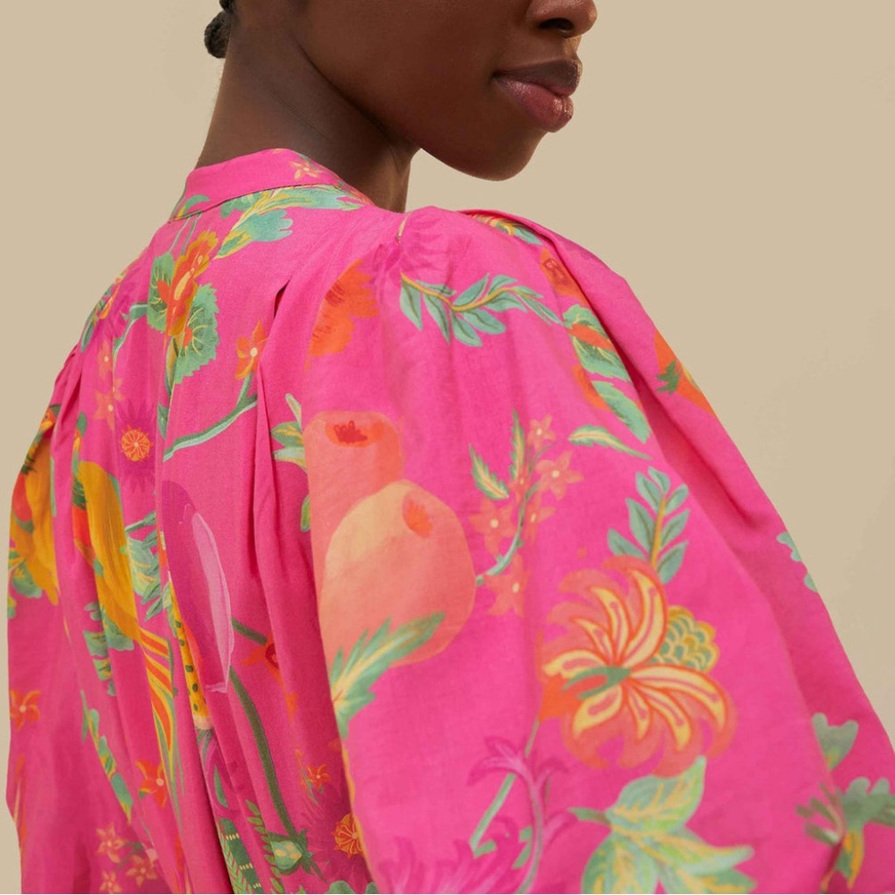 FARM Rio Pink Floral Mini Dress - Picture 5 of 7